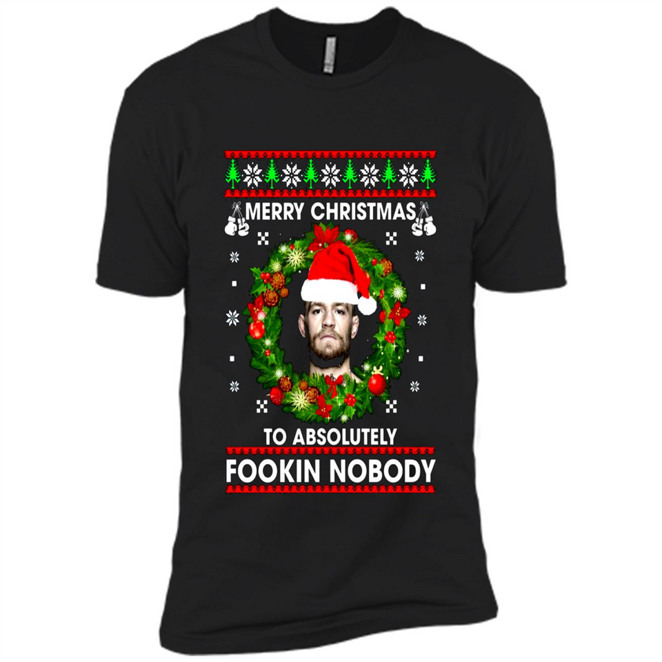 Merry Fookin Christmas Conor Mcgregor sweater PINGPONG