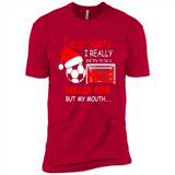 Dear Santa I Really Did Try To Be A Nice Soccer Mom Sweatshirt - Premium Short Sleeve T-Shirt