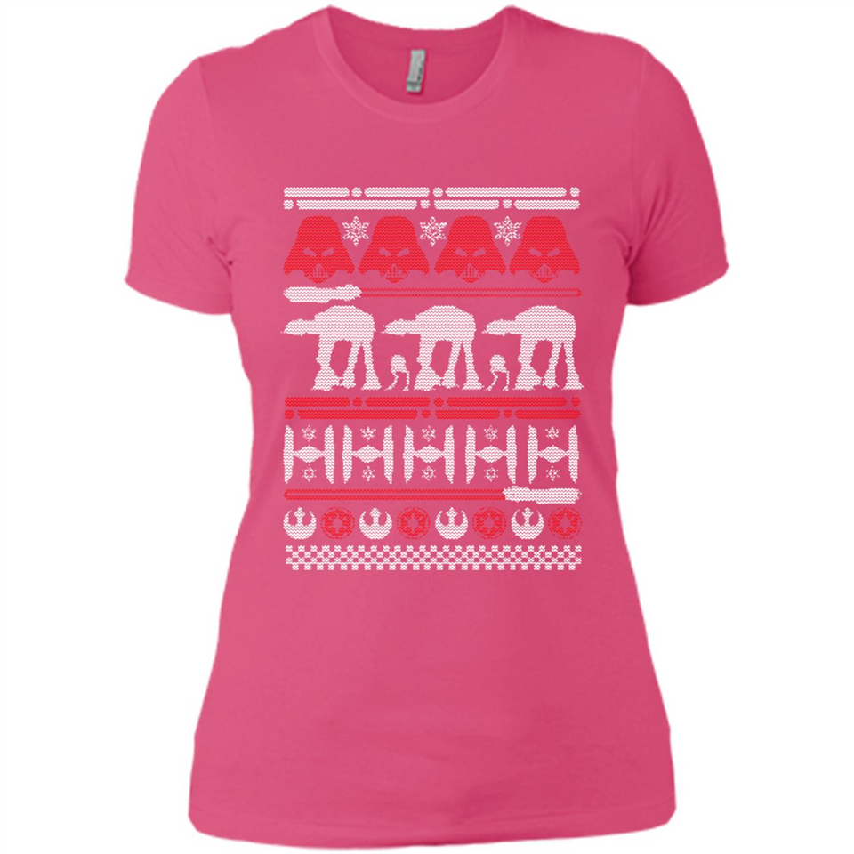 Star Wars - Christmas on Hoth - Ladies' Boyfriend T-Shirt