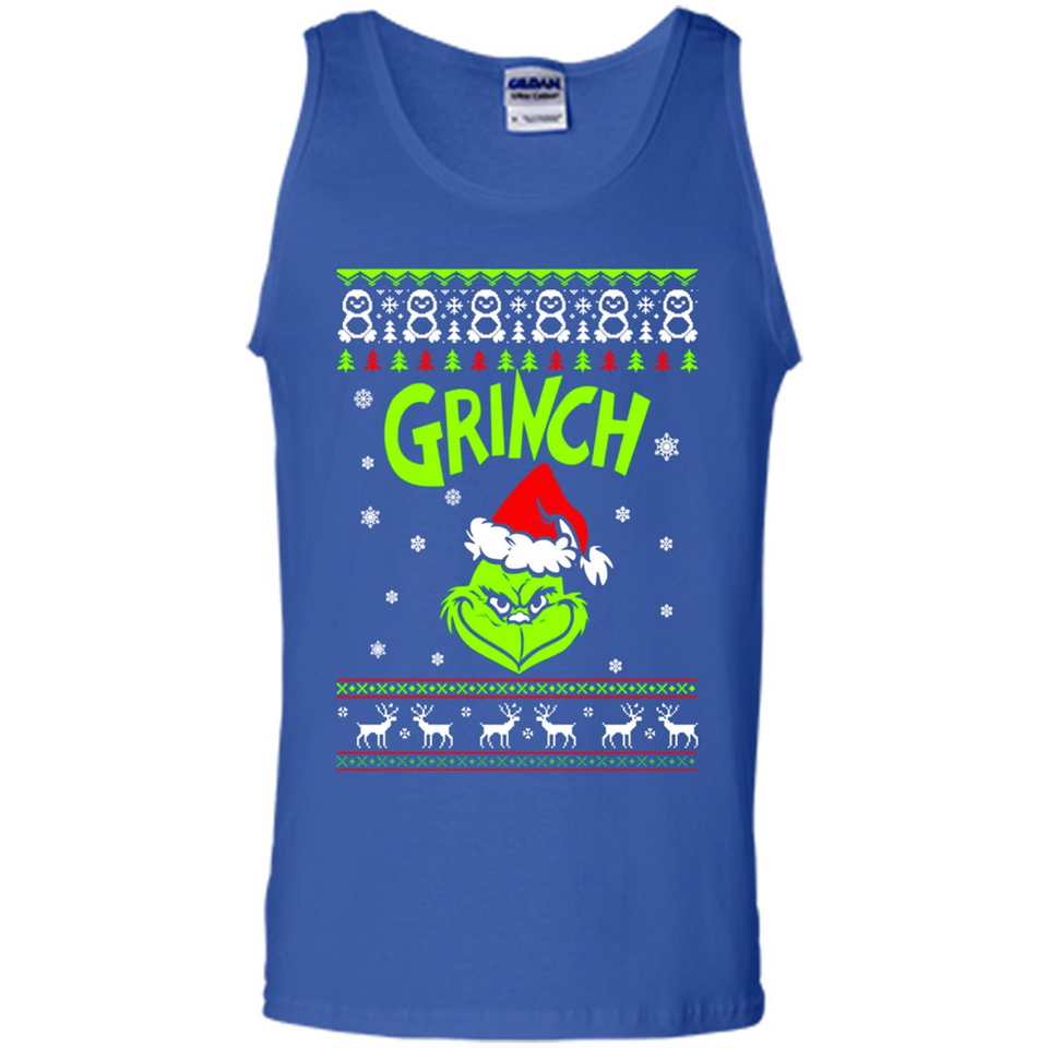 The Grinch Face Christmas - Tank Top