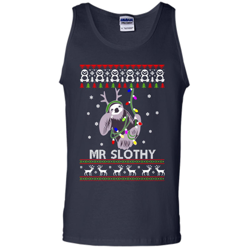 Mr Slothy Christma - Tank Top