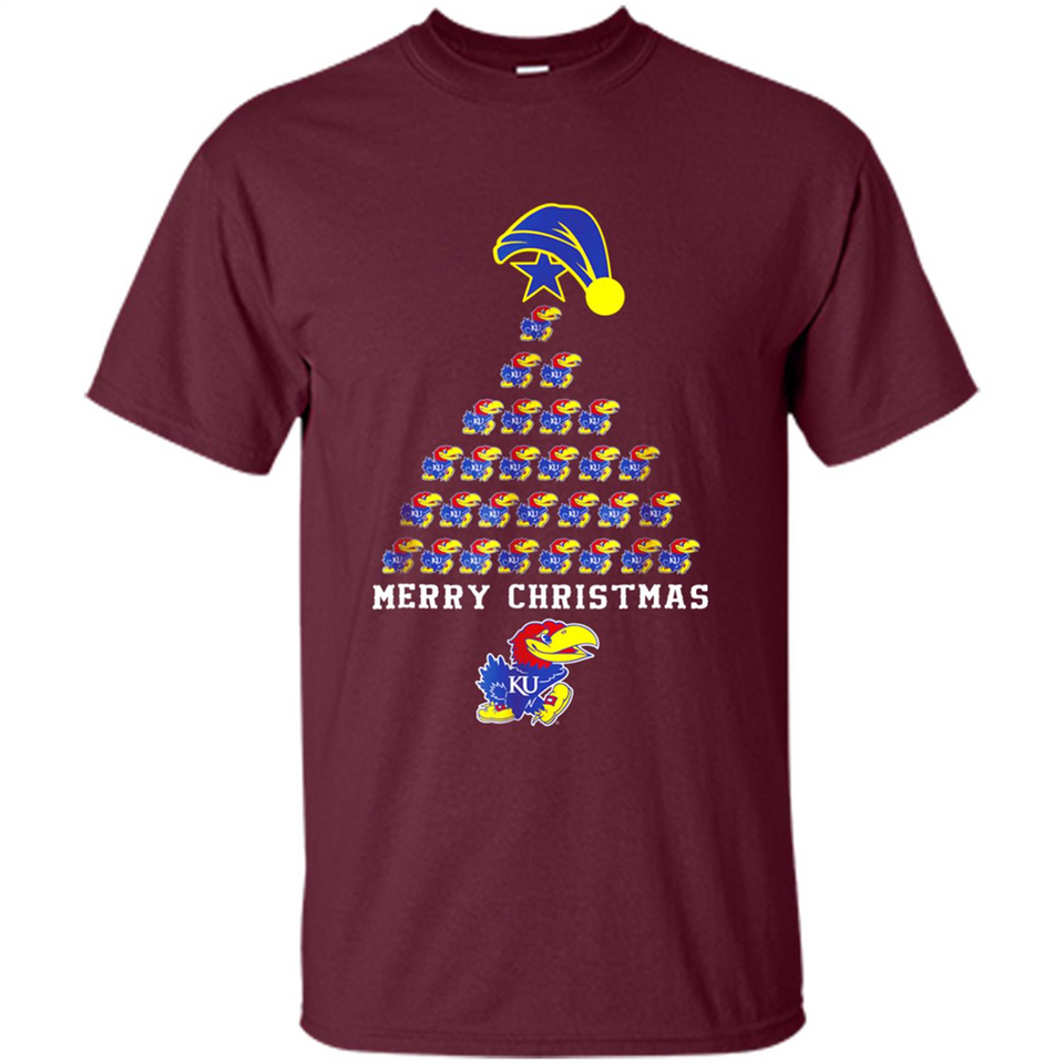 Perfect Kansas Jayhawks Christmas Tree PINGPONG
