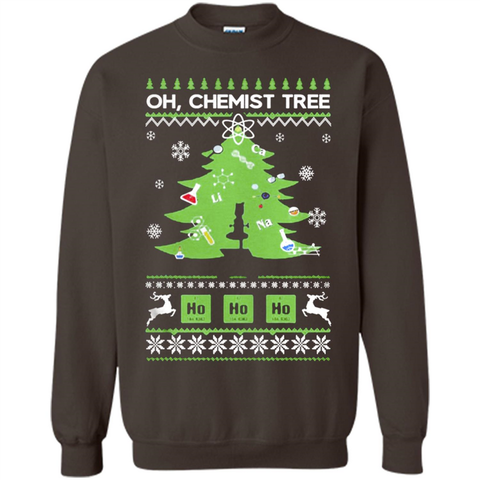 Oh Chemist Tree Ugly Christmas Sweater - Sweatshirt