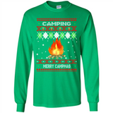 Merry Campmas Ugly Christmas - Long Sleeve T-Shirt