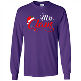 Mrs. Claus Santa Claus Merry Xmas T-Shirt - Long Sleeve T-Shirt