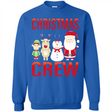 CHRISTMAS CREW Shirt X-mas Santa Snowman Reindeer Elf - Sweatshirt