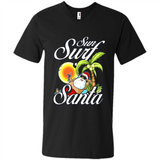 Sun Surf Santa - Men's V-Neck