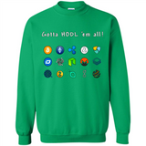 Ethereum Bitcoin Litecoin Gotta HODL em all Crypto PING PONG