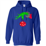 GRINCH HAND HOLDING BOSTON RED SOX GLITTER CHRISTMAS PINGPONG