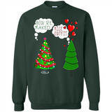 Fir Loves Christmas Tree Funny Undecorated Joke - Sweatshirt