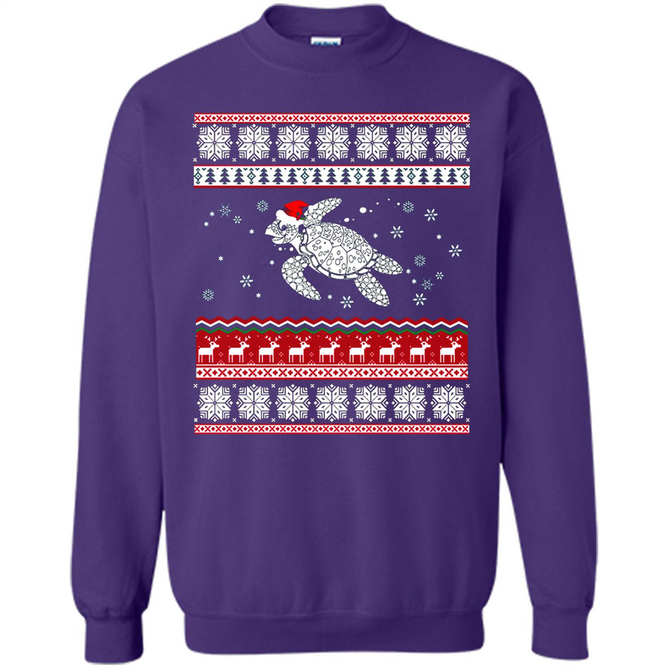 Sea Turtle Ugly Christmas T-Shirt - Sweatshirt