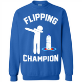 Water Bottle Flipping Tshirt Dabbing Flipping Champion - Sweatshirt