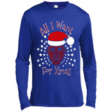 Obama All I Want For Xmas T Shirt PINGPONG - Canvas Long Sleeve T-Shirt