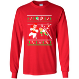 Santa vs Deer Football Ugly Christmas PINGPONG