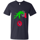 GRINCH HAND HOLDING COLORADO ROCKIES GLITTER CHRISTMAS PINGPONG