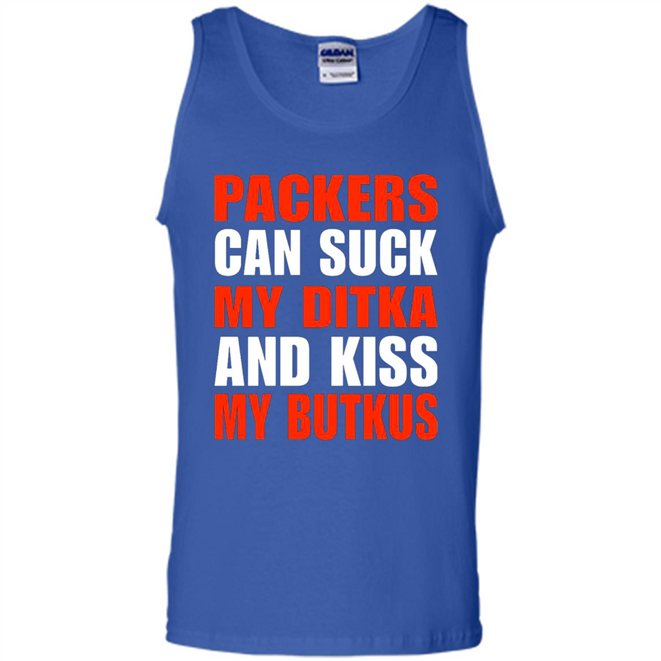 Packers can suck my Ditka and kiss my Butkus PINGPONG - Tank Top