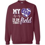Washington Huskies Football My Heart is on that Field - Sweatshirt