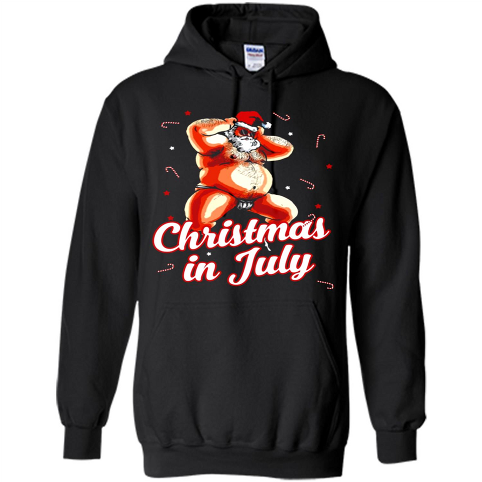 Christmas In July - Funny Dancing Santa - Hoodie