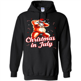 Christmas In July - Funny Dancing Santa - Hoodie