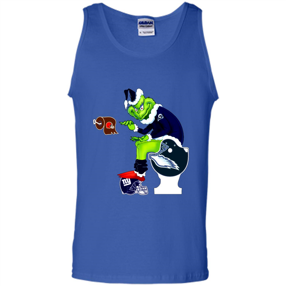 Los Angeles Rams Toilet Grinch Santa Claus Football Fan PINGPONG