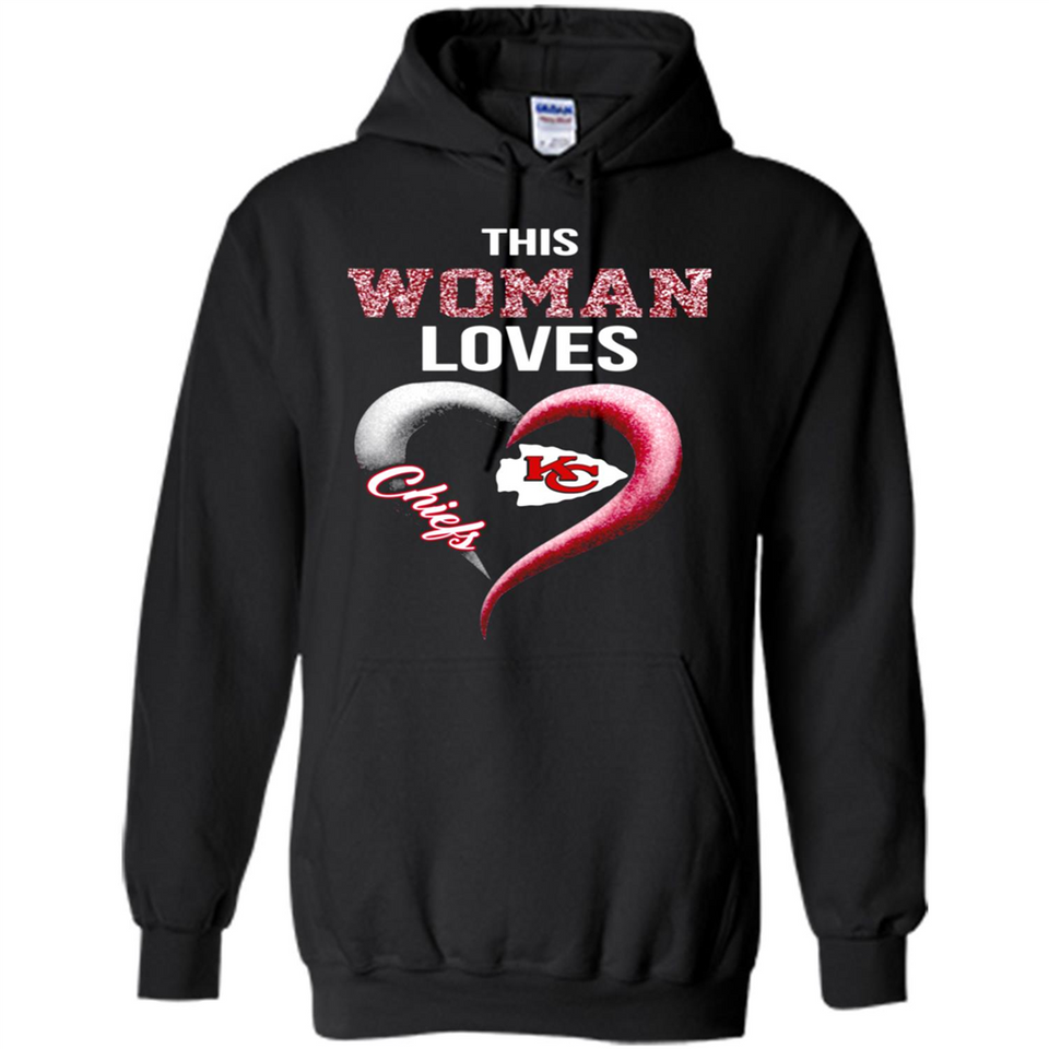 This Woman love Chiefs NFL football team - Hoodie
