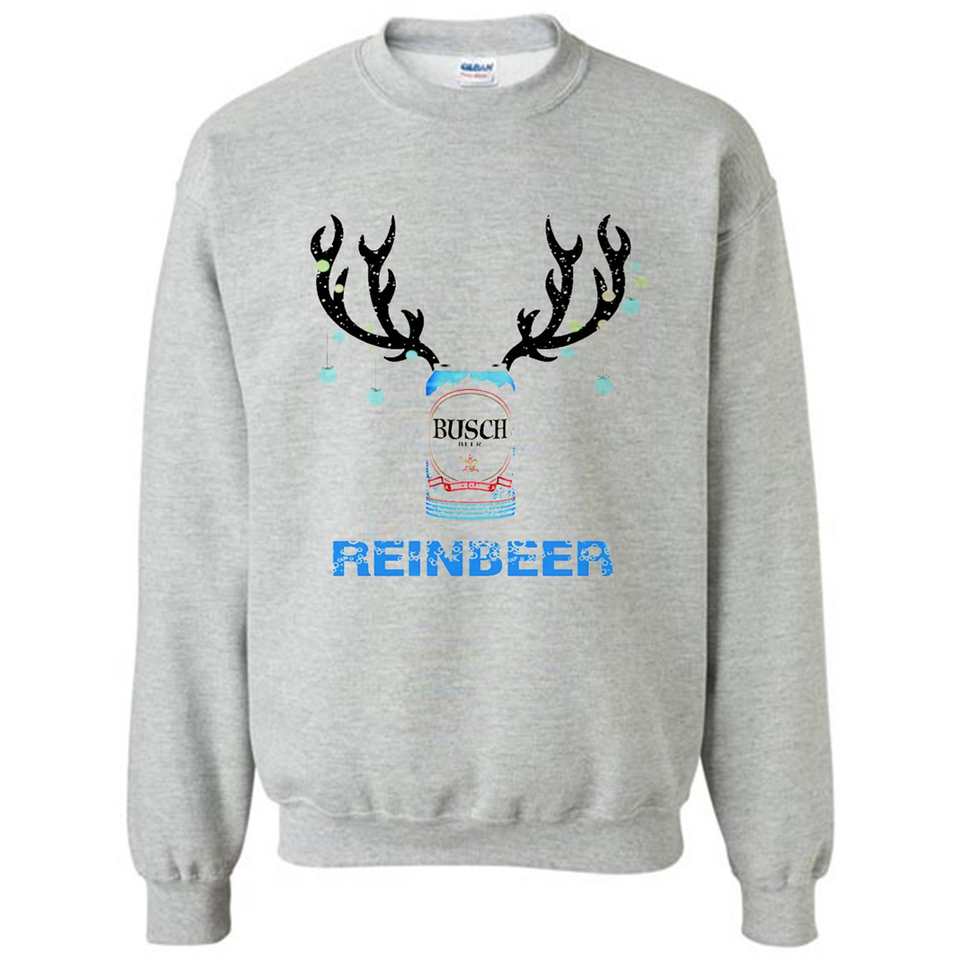 Busch Reinbeer Funny Beer Reindeer Christmas Sweatshirt - Sweatshirt