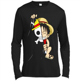 Luffy Flag One Piece - Canvas Long Sleeve T-Shirt