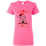 Home Malone Christmas Sweater PINGPONG - Ladies Short-Sleeve