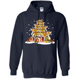 Tiger Christmas Tree Funny Merry Christmas - Hoodie