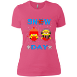 Snow Day Shirt For Calgary Flames Vs Minion Fans pingpong