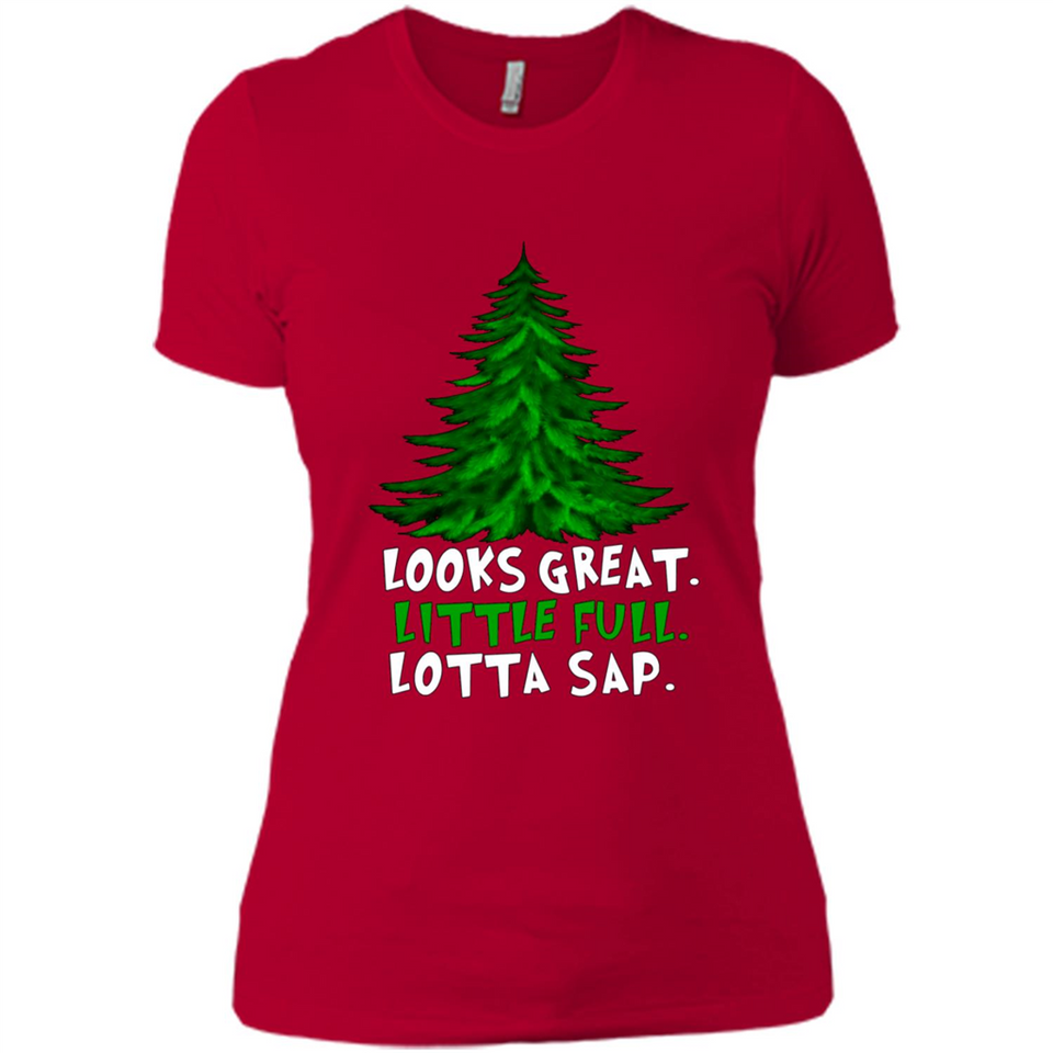 Looks Great Little Full Lotta Sap Funny Christmas PINGPONG