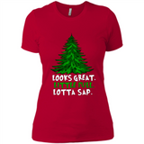 Looks Great Little Full Lotta Sap Funny Christmas PINGPONG