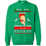 Nigel Thornberry Smashing through the snow Christmas sweatshirt PINGPONG