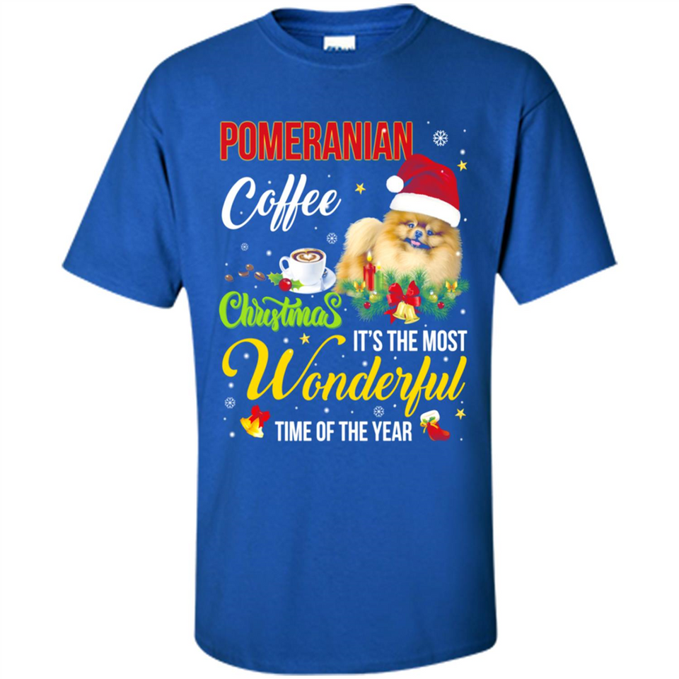 Pomeranian Coffee Wonderful Christmas