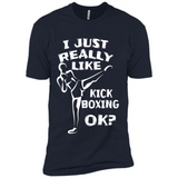 Kick Boxing Shirt Kick Boxer Boxing Workout - Premium Short Sleeve T-Shirt
