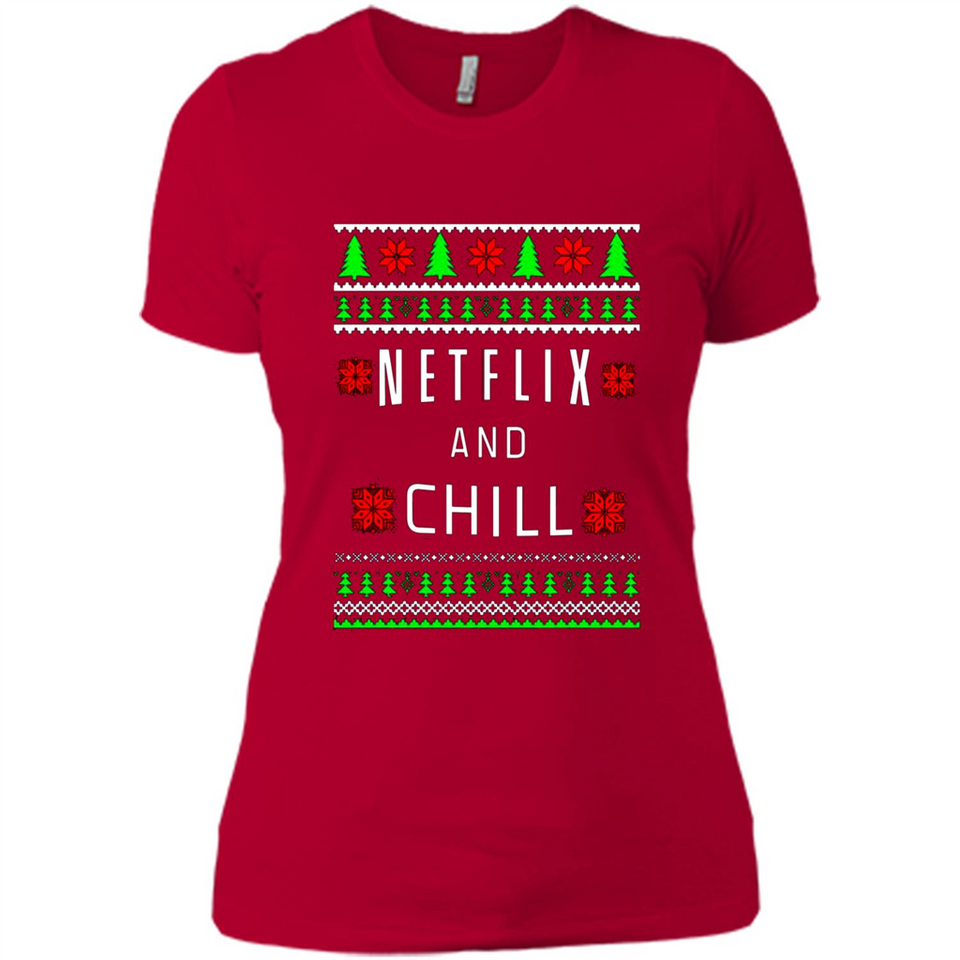 Netflix And Chill Christmas sweater PINGPONG