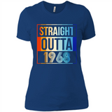 Retro Straight Outta 1968 50 Years Old - Ladies' Boyfriend T-Shirt