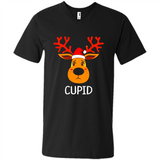 Cupid Santa Claus Funny Xmas Holiday T-Shirt - Men's V-Neck