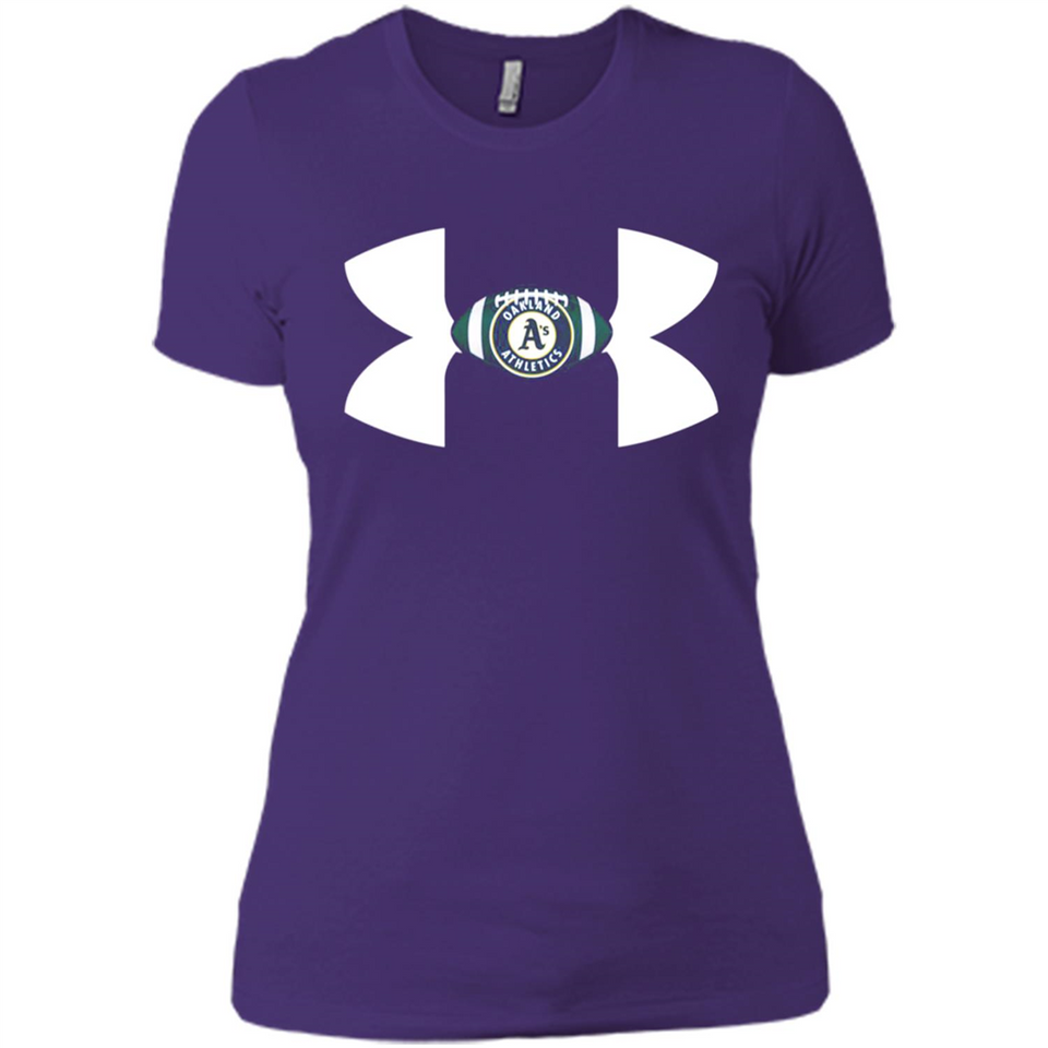 Oakland Athletics Under Armour Logo - Ladies' Boyfriend T-Shirt