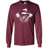 Cleveland Indians And Superman Fans - Long Sleeve T-Shirt