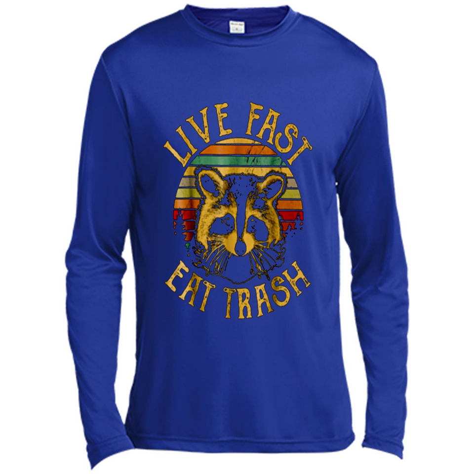 Live fast eat trash bear vintage camping PINGPONG