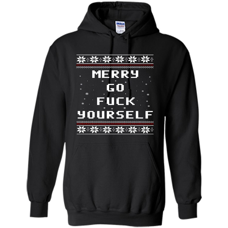 Merry go fuck yourself Christmas sweatshirt PINGPONG
