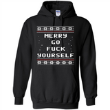 Merry go fuck yourself Christmas sweatshirt PINGPONG