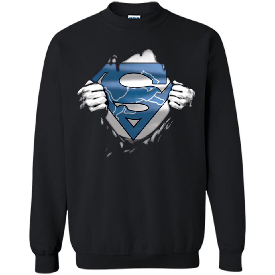 Detroit Lions And Superman Fans - Sweatshirt