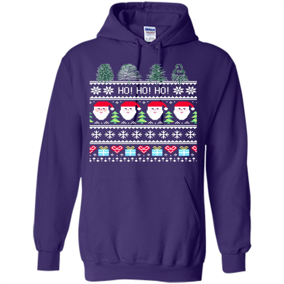 Ugly Merry Christmas Tree Santa Snowflakes