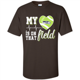Seattle Seahawks Football My Heart is on that Field - Shirt