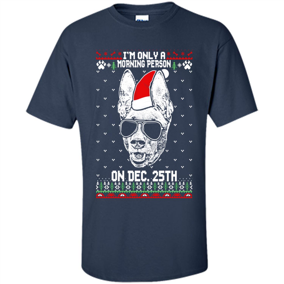 Morning Person Pharaoh Hound Funny Xmas - Shirt