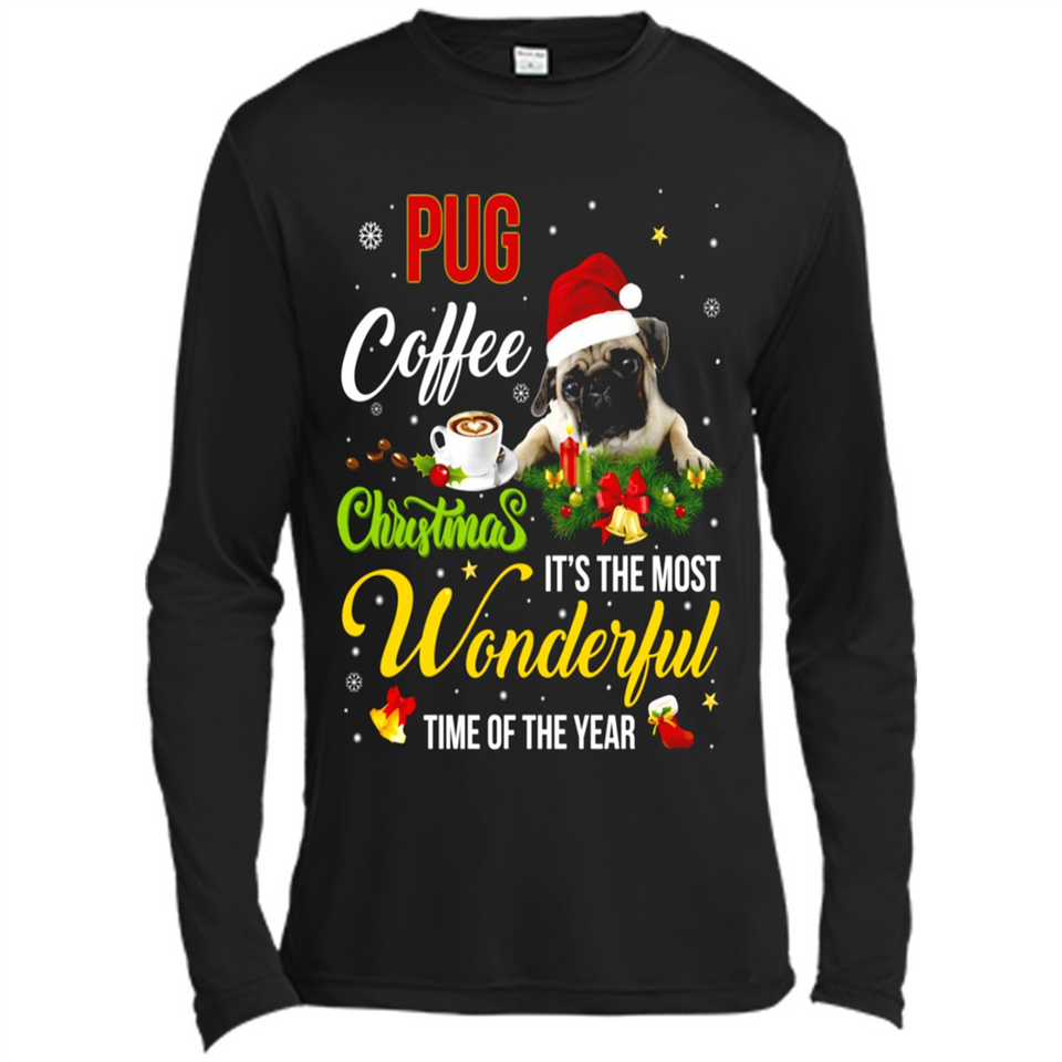Pug Coffee Wonderful Christmas