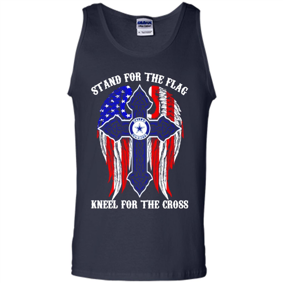 Dallas Cowboys - stand for the flag kneel for the cross