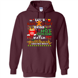 Let's Bake Stuff Drink Hot Cocoa Hallmark-Christmas Movies Sweatshirt PINGPONG